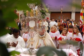 Fête-Dieu au Landeron, Neuchâtel
