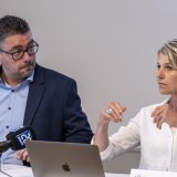 Dagmar Roesler demande de faire confiance à l'école pour aborder des thèmes polémiques avec les enfants sans jugement de valeur et de manière neutre (archives). KEYSTONE/PETER SCHNEIDER