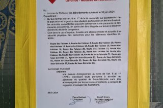 22 adresses sont condamnées d'accès par les affiches de la commune