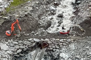 Dans le Val de Bagnes, l'accès vers certains alpages est encore fermé