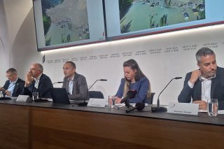 Le Conseil d'Etat valaisan in corpore a présenté ce mercredi son plan de soutien pour les sinistrés de Blatten.