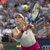 Belinda Bencic a battu Eugenie Bouchard au 2e tour à Montréal KEYSTONE/AP/Christinne Muschi