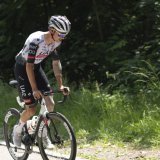 Jan Christen (ici lors du dernier TdS) a manqué de peu la victoire sur la Clasica San Sebastian KEYSTONE/GIAN EHRENZELLER