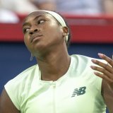Coco Gauff a été éliminée en 8es de finale à Montréal KEYSTONE/AP/Christinne Muschi