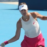 Belinda Bencic s'est inclinée dès son entrée en lice à Cincinnati KEYSTONE/EPA/MARK LYONS