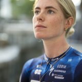 Demi Vollering ne roulera pas sur les routes romandes en fin de semaine KEYSTONE/GIAN EHRENZELLER