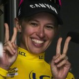 Katarzyna Niewiadoma avait gagné le Tour de France 2024 KEYSTONE/AP/PETER DEJONG