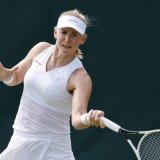 Jil Teichmann s'est inclinée au 2e tour à Cleveland mercredi KEYSTONE/EPA/TOLGA AKMEN