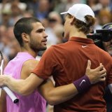 La rivalité entre Carlos Alcaraz et Jannik Sinner est faite pour durer KEYSTONE/AP/Seth Wenig