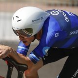 Stefan Küng a terminé 6e du "chrono" de Valladolid jeudi KEYSTONE/EPA/JAVIER LIZON