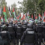 Les organisateurs des épreuves du World Tour programmées au Canada craigent des manifestations ce week-end KEYSTONE/EPA/Javier Lizon