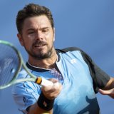 Stan Wawrinka jouera les quarts de finale à Rennes KEYSTONE/PETER SCHNEIDER