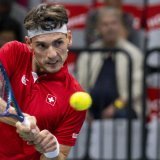 Marc-Andrea Hüsler a été nettement dominé par Sumit Nagal KEYSTONE/PETER SCHNEIDER