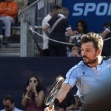 Stan Wawrinka ne s'est pas pris les pieds dans le tapis à Saint-Tropez. KEYSTONE/PETER SCHNEIDER