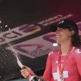 Marlen Reusser vise un premier sacre mondial sur le contre-la-montre (archives). KEYSTONE/AP LaPresse/MASSIMO PAOLONE/LAPRESSE