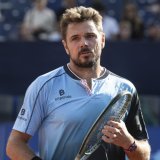 Stan Wawrinka jouera au Masters 1000 de Shanghaï KEYSTONE/PETER SCHNEIDER
