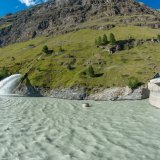 La société Grande Dixence est porteuse du projet de barrage dit du "Gornerli", qui doit voir le jour au-dessus de Zermatt (VS). (image d'illustration) KEYSTONE/MAXIME SCHMID