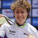 Marlen Reusser ajouterait bien une médaille après l'or du contre-la-montre et le bronze du chrono par équipe mixte KEYSTONE/AP/Alex Whitehead