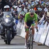 Incroyable victoire en solitaire de Tadej Pogacar à Kigali KEYSTONE/EPA/KIM LUDBROOK