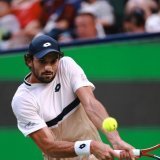 Jusqu'où ira Valentin Vacherot à Shanghai ? KEYSTONE/EPA/ALEX PLAVEVSKI