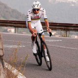 Tadej Pogacar dans ses oeuvres KEYSTONE/AP/Marco Alpozzi