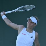 Viktorija Golubic a été stoppée en quart de finale à Osaka KEYSTONE/EPA/DANIEL HAMBURY