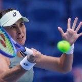 Belinda Bencic jouera les quarts de finale à Tokyo KEYSTONE/AP/Mahesh Kumar A.