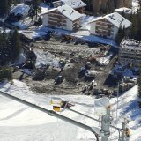 L'espace du chantier est encore à l'état brut mais tout sera prêt dès les premières compétitions de janvier