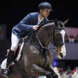 Steve Guerdat et Dynamix sont de retour à Palexpo (archives). KEYSTONE/VALENTIN FLAURAUD