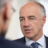 Le conseiller d'Etat Christophe Darbellay, en charge du Département de l'économie et de la formation, veut doter le Valais d'une université à distance (photo d'archives). KEYSTONE/ANTHONY ANEX