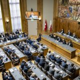 Le Grand Conseil valaisan a accepté lundi l'entrée en matière concernant la modification partielle du plan directeur cantonal (PDc). KEYSTONE/JEAN-CHRISTOPHE BOTT