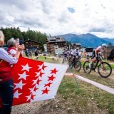 Image d'illustration - épreuve E-MTB à Bellwald durant les Mondiaux VTT Valais 2025
