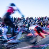 Le public a répondu présent lors des Championnat du Monde de VTT. Ici pour l'UCI MTB Women Elite Pumptrack à Monthey.