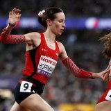 Lore Hoffmann n'a pas passé le cap des séries du 800 mètres.