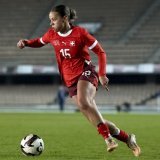 Face aux Galloises, Iman Beney a inscrit son 2ème but sous le maillot de l'équipe de Suisse.