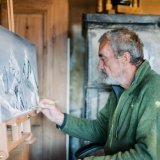 C'est un rêve de gamin qu'il réalise : André Georges voulait faire les Beaux-Arts