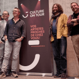 L'équipe du lancement de Culture on Tour était réunie ce mercredi à Lens.