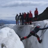 Les participantes ont pu découvrir les techniques sur glace en haute montagne