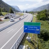 Les automobilistes désireux de se rendre à Brigue ou en Italie, devront sortir de l'autoroute durant cinq semaines à Gampel/Steg (photo d'illusttration).