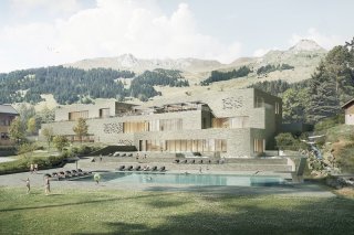 La station de Verbier, commune de Val de Bagnes, devrait avoir un Centre sportif rénové et avec un nouvel espace détente d'ici à 2038.