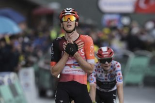 Thymen Arensman a battu les cadors à La Plagne KEYSTONE/AP/Thibault Camus