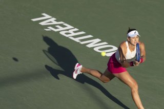 Belinda Bencic a été stoppée en 16e de finale à Montréal KEYSTONE/AP/Christinne Muschi