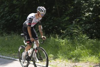 Jan Christen (ici lors du dernier TdS) a manqué de peu la victoire sur la Clasica San Sebastian KEYSTONE/GIAN EHRENZELLER