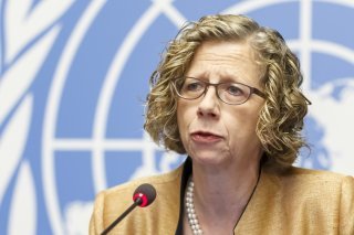 La directrice exécutive du Programme des Nations Unies pour l'environnement (PNUE) Inger Andersen appelle les Etats à oeuvrer pour arracher un accord à Genève pour limiter la pollution liée au plastique (archives). KEYSTONE/SALVATORE DI NOLFI