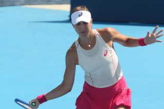 Belinda Bencic s'est inclinée dès son entrée en lice à Cincinnati KEYSTONE/EPA/MARK LYONS