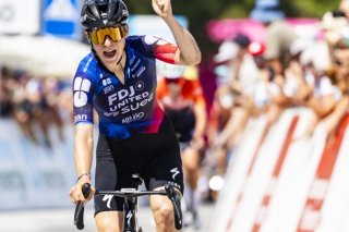 Magnifique succès d'Elise Chabbey à La Tzoumaz KEYSTONE/CYRIL ZINGARO