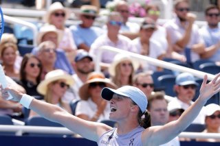Iga Swiatek en finale dans l'Ohio KEYSTONE/EPA/MARK LYONS