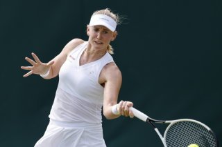 Jil Teichmann s'est inclinée au 2e tour à Cleveland mercredi KEYSTONE/EPA/TOLGA AKMEN