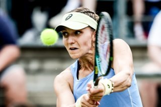 Rebeka Masarova aura les honneurs du stade Arthur Ashe dimanche KEYSTONE/EPA/FILIP SINGER