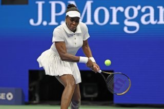Venus Williams s'est inclinée avec les honneurs au 1er tour de l'US Open KEYSTONE/EPA/BRIAN HIRSCHFELD